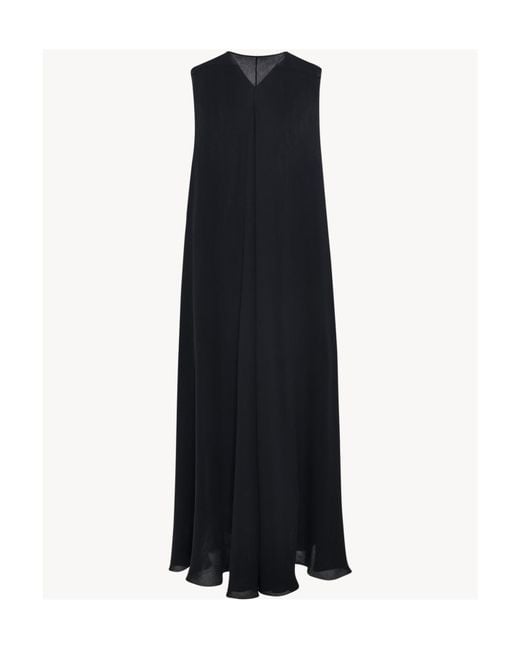 The Row Black Palau Sleeveless Dress