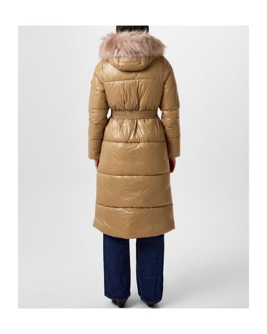 Barbour Natural Saskia Long Puffer Jacket