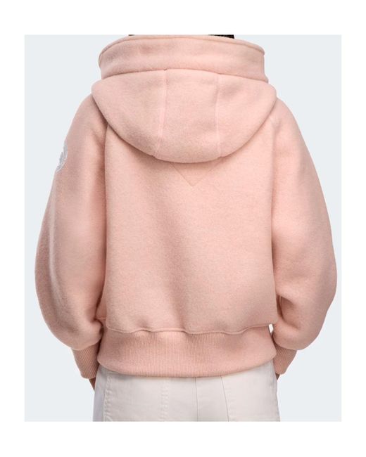 Canada Goose Pink Chilliwack Bomber Kind Fleece Label