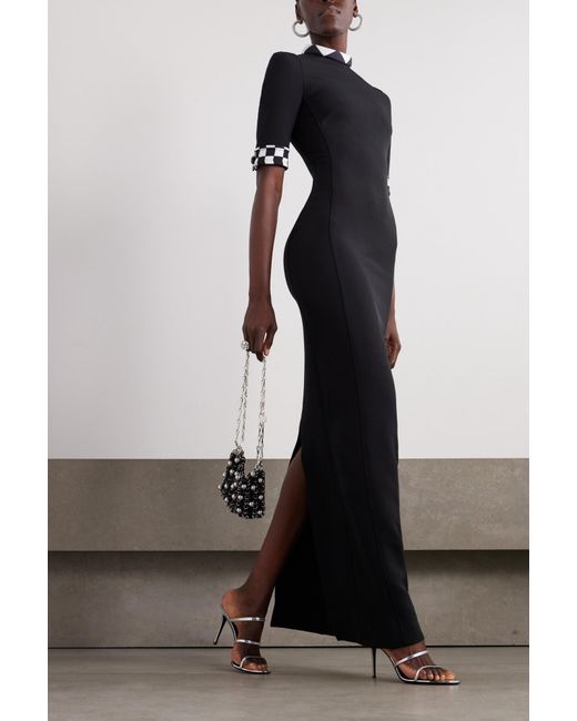 Emilio Pucci Black Short-Sleeved Dress