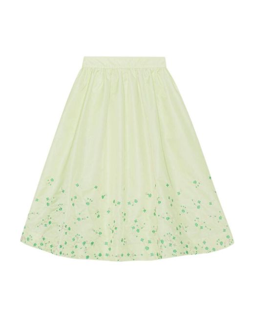 Ganni Green Outerwear Nylon Skirt