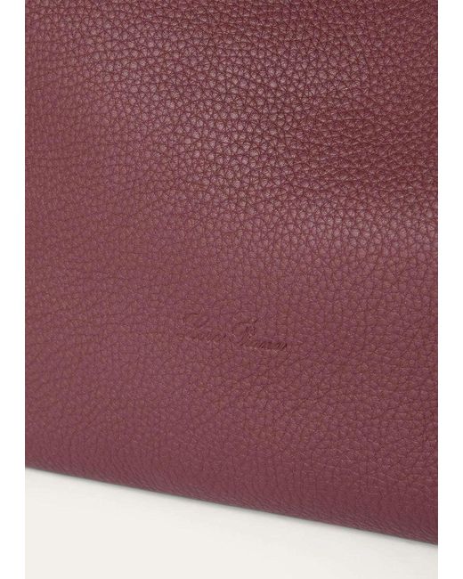 Loro Piana Purple Extra-Large Bale Hobo Bag