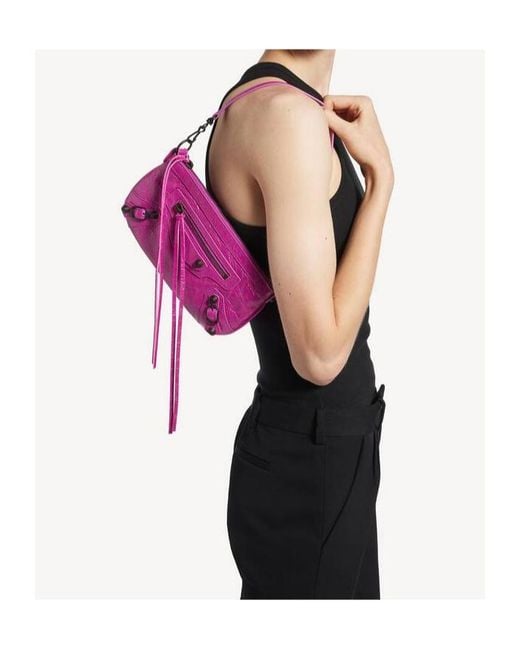 Balenciaga Pink Le City Zip Shoulder Bag