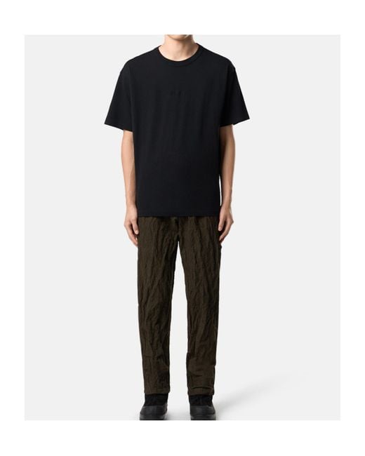 Stone Island Black Short-Sleeved Crewneck T-Shirt for men
