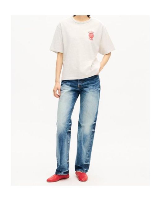 KENZO White Paris Emblem' Loose T-Shirt