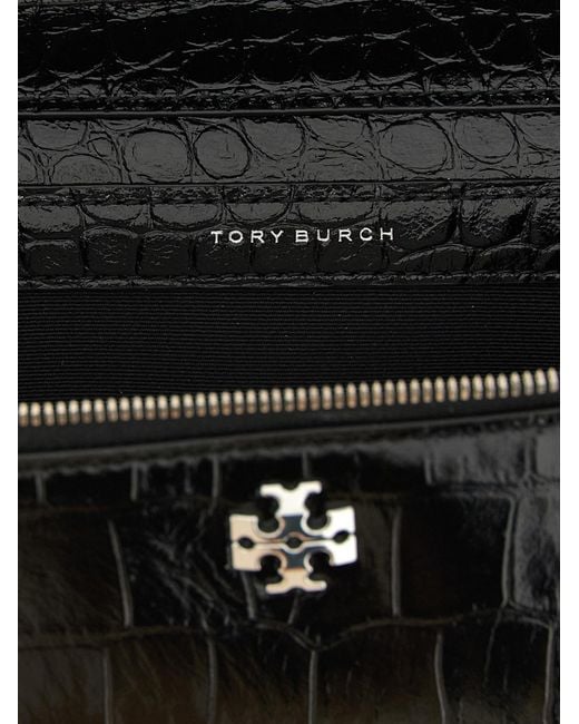 Tory Burch Black Charlie Vanity Case Shoulder Bag