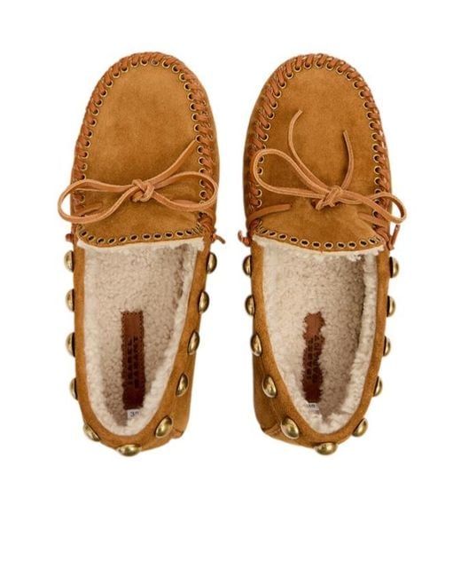 Isabel Marant Brown Fitza Loafers