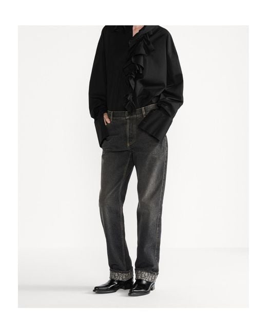 Dior Gray Regular-Fit Jeans