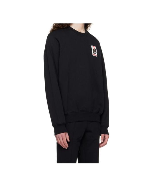 Casablanca Black Long Sleeve Sweatshirt for men