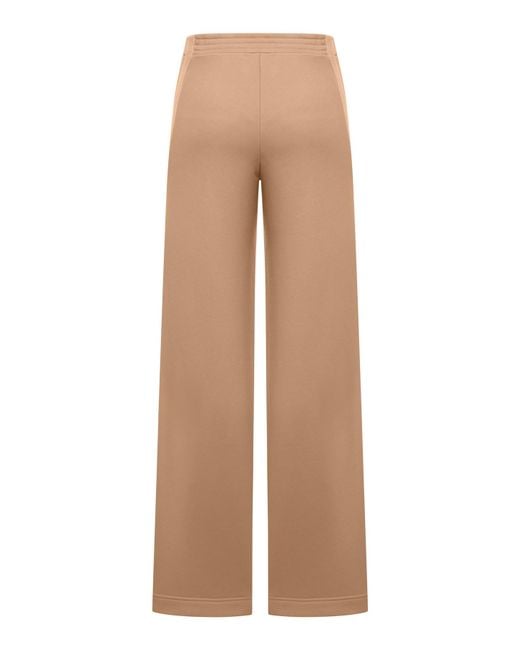 Max Mara Natural Side-Stripe Trousers