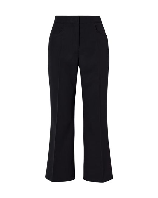 Jil Sander Black Gabardine Tailored Trousers