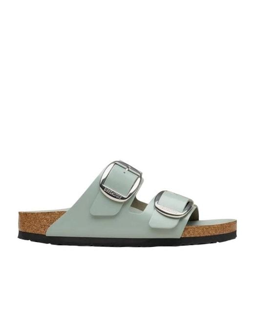 Birkenstock Green Arizona Big Buckle Sandals