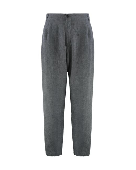 DARKPARK Gray Relaxed Wool Pants