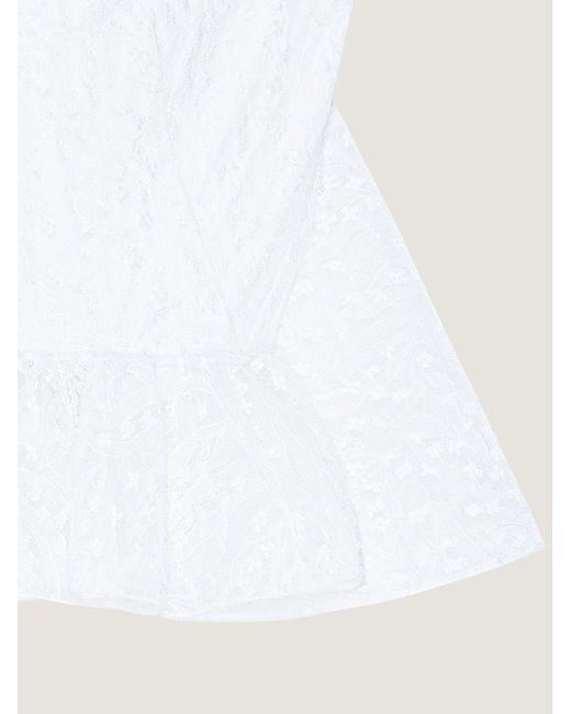 Givenchy White Bustier Cape Back Top