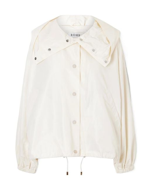 Rohe White Long-Sleeved Casual Jacket