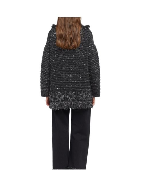 Alanui Gray City Lights Cardigan
