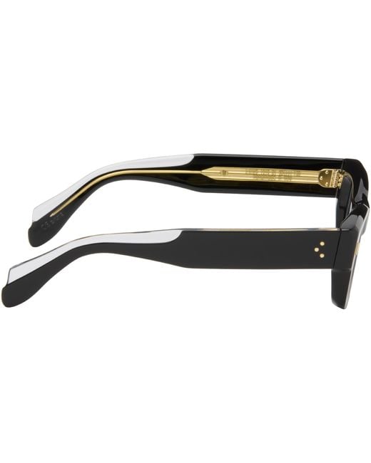 Cutler & Gross White 1419 Rectangle Glasses for men