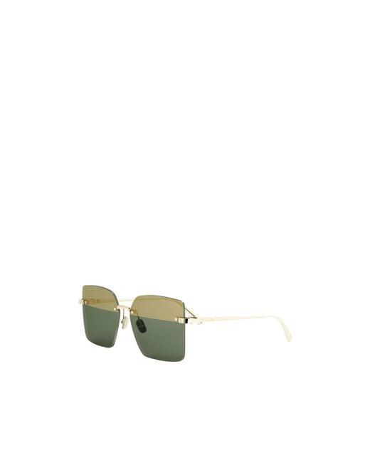 Dior Green Eyewear C Square Frameless Sunglasses for men