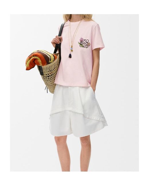 Loewe Pink Regular Fit T-Shirt