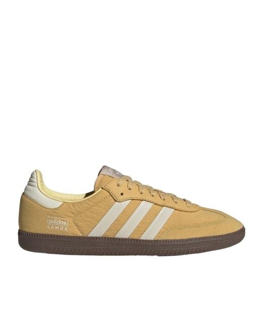 Adidas Originals Brown Samba Og Low-Top Sneakers for men