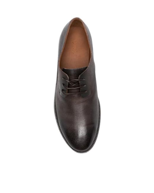 Marsèll Brown Lace-Up Leather Derby Shoes for men