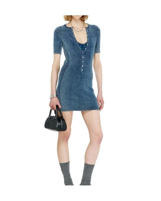 DIESEL Blue Short Dress