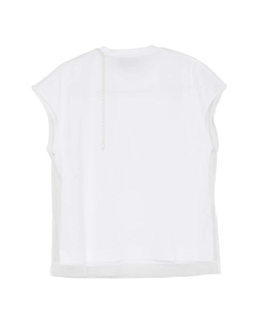 Simone Rocha White Round-Neck T-Shirt