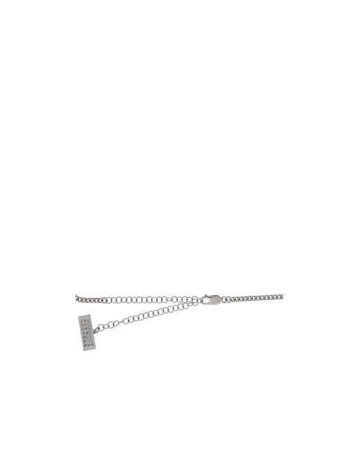 MM6 by Maison Margiela Metallic Logo Lettering Necklace