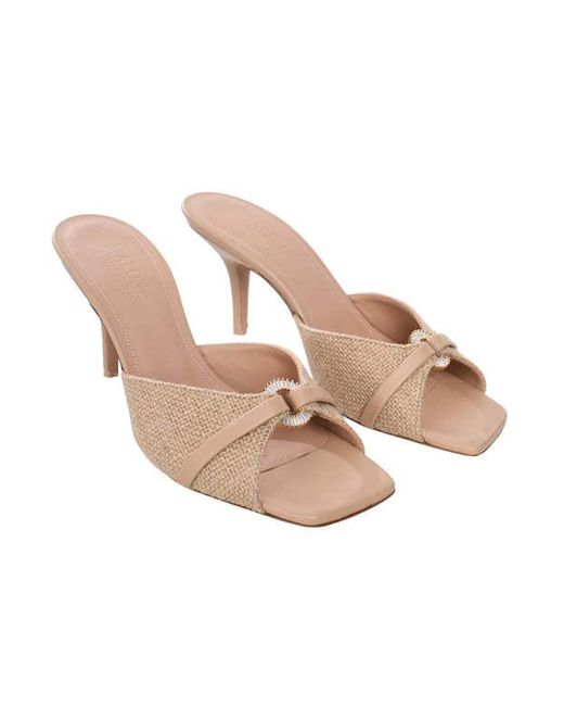 Malone Souliers Natural Open-Toed High-Heeled Sandals