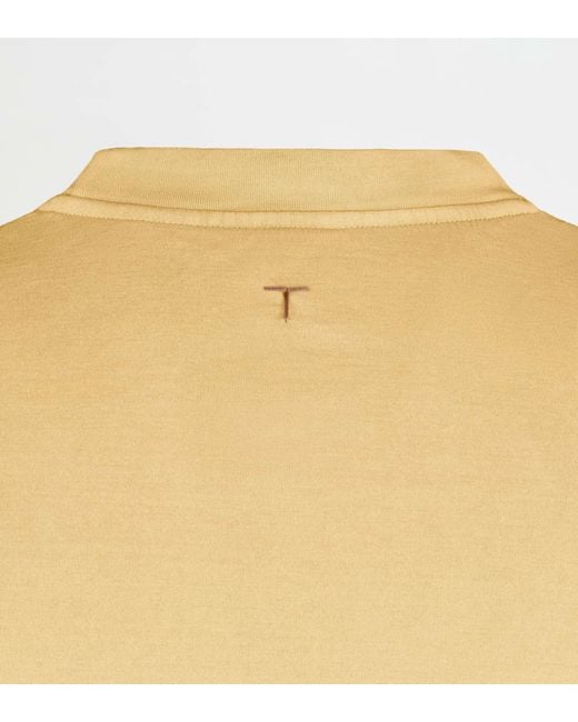 Tod's Natural Short-Sleeved T-Shirt for men