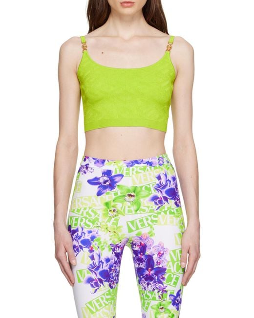 Versace Yellow Knitted Top