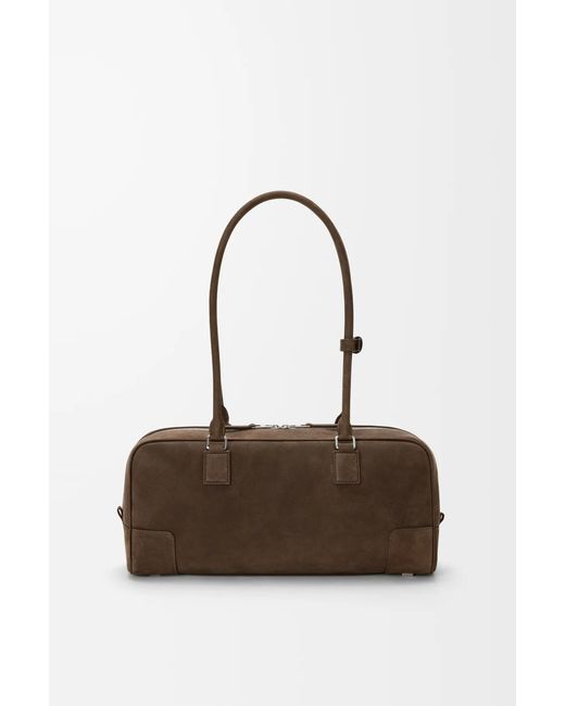Loewe Brown Amazona 31 Padlock Tote Bag
