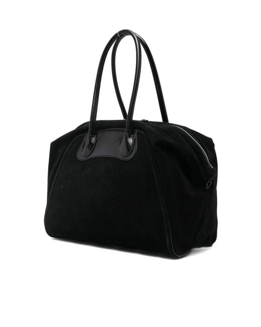 Vivienne Westwood Black Curved-Top Tote Bag