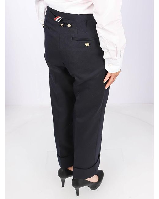 Thom Browne Black Pocket Casual Pants