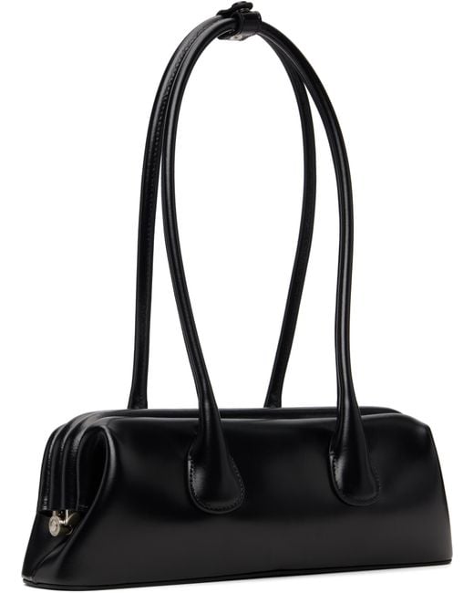 OSOI Black Boat Wide Mini Shoulder Bag