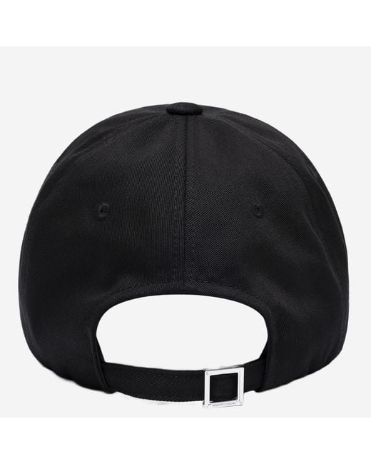 Wooyoungmi Black Logo Baseball Cap for men