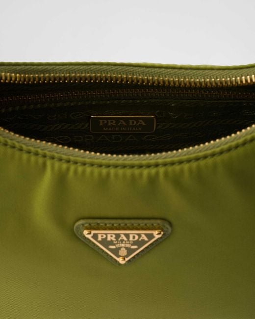 Prada Green Re-Edition 2005 Re-Nylon And Saffiano Mini Bag