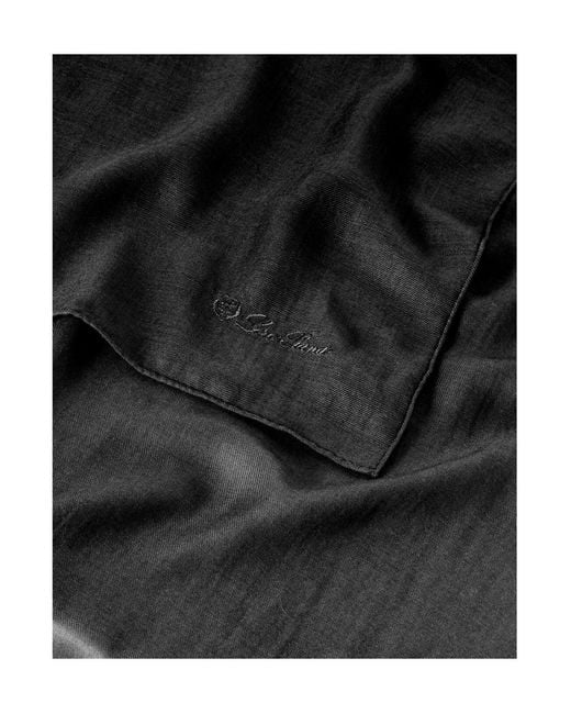 Loro Piana Black Signature Stole