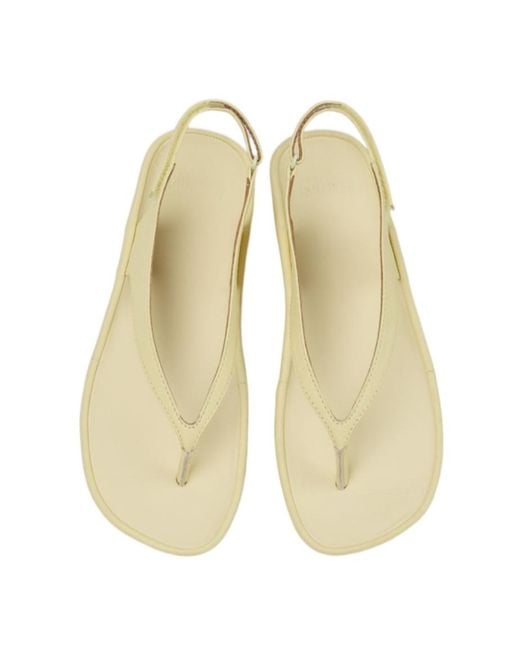 Camper Metallic Right Isla Leather Sandals