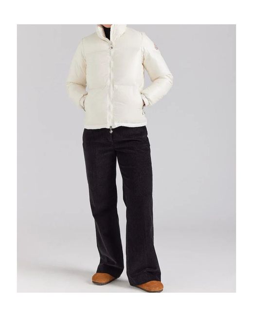 Pyrenex White Long-Sleeved Down Jacket
