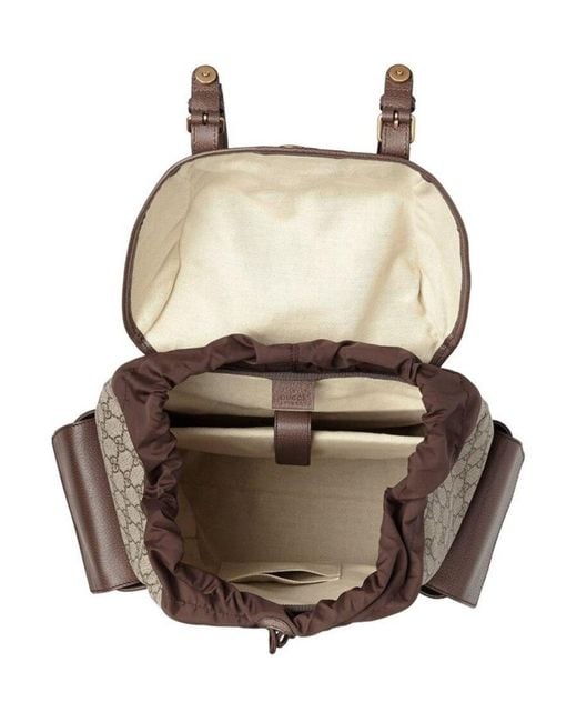 Gucci Brown Gg Supreme Backpack for men