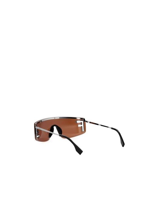 Fendi Pink Eyewear Pilot Frame Sunglasses for men