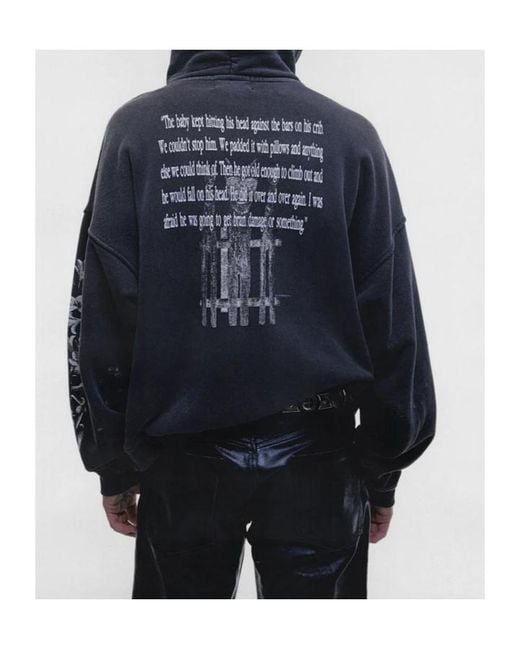 Enfants Riches Deprimes Gray Enfants Riches Déprimés Long Sleeve Graphic Hoodie for men