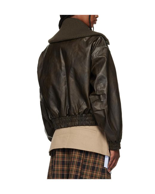 ANDERSSON BELL Multicolor Ma-1 Faux Leather Bomber Jacket for men