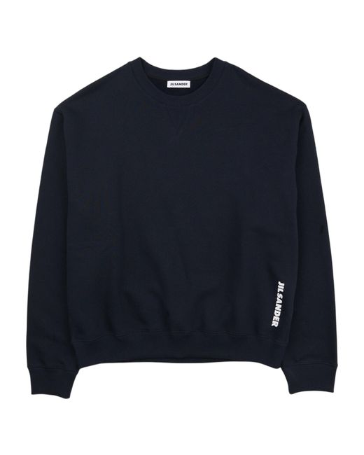 Jil Sander Blue Long-Sleeved Sweatshirt for men