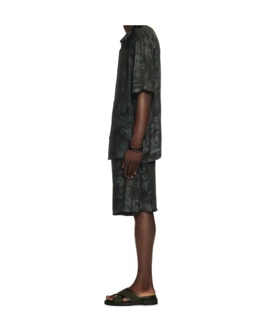 Off-White c/o Virgil Abloh Black Jacquard Fresco Bowling Shorts for men