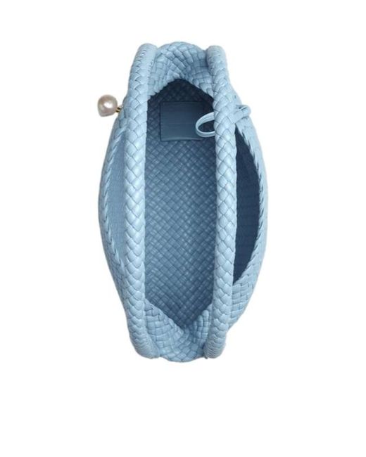 Bottega Veneta Blue Tosca Shoulder Bag