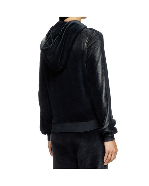 DIESEL Black F-Ely-Q1 Zipped Hoodie