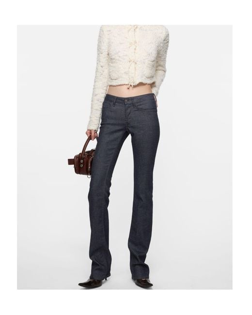 Acne Blue Skinny Fit Jeans