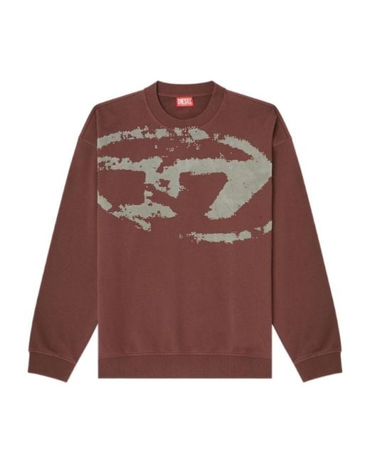 DIESEL Red Boxt-N5 Sweatshirt for men